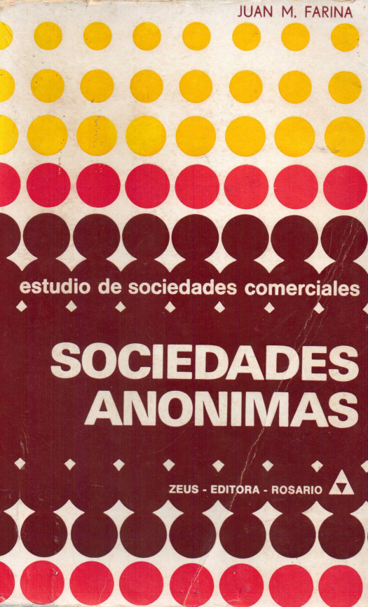 Sociedades anónimas / Impreso Juan M. Farina - Donación Sara R. Velazco