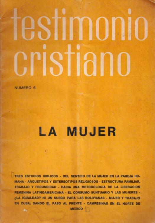 Testimonio cristiano : la mujer / dirigido por Marcelo Pérez Rivas - Donación Susana Vignolo Rocco