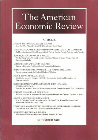 The American Economic Review – Volume 108 – Nº 12 – December 2018