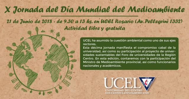 21 de junio de 2018 - de 9.30 a 13 hs en UCEL Rosario (Av. Pellegrini 1332)