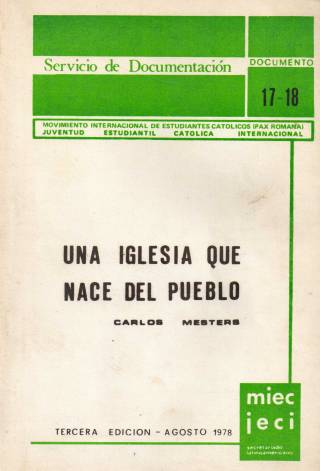 Una iglesia que nace del pueblo / Mesters, Carlos - Donación Ana Rita, Carlos, Rubén Pagura Alegría