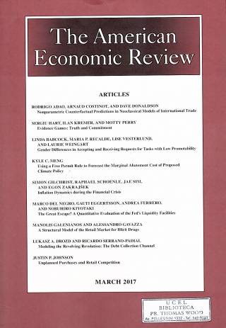 The American Economic Review - Vol. 107 – N°3 – March 2017