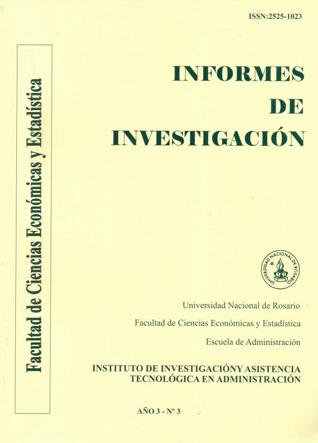 Informes de investigación octubre 2018 / Universidad Nacional de Rosario - Donación Universidad Nacional de Rosario