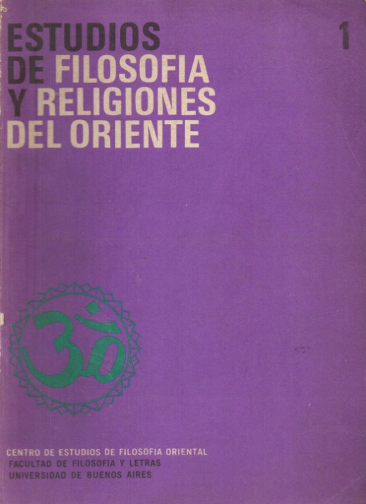 Estudios de filosofia y religiones de oriente / dirigido por Armando Asti Vera - Donación Susana Vignolo Rocco