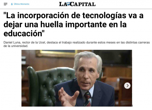 &quot;La incorporación de tecnologías va a dejar una huella importante en la educación&quot;