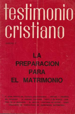 La preparación para el matrimonio / Pérez Rivas, Marcelo [dir.] - Donación Ana Rita, Carlos, Rubén Pagura Alegría