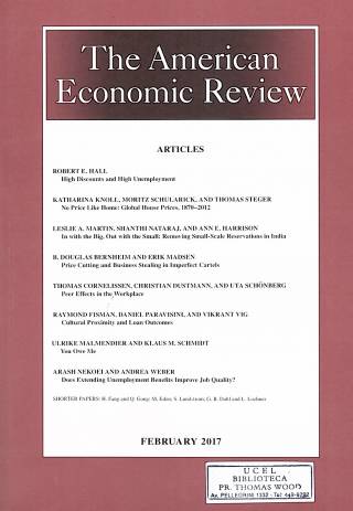 The American Economic Review – Vol. 107 – N°2 – February 2017