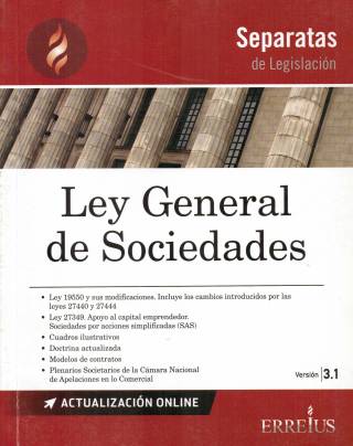 Ley general de sociedades : ley 19.550 y sus modificaciones . Versión 3.1 / Argentina. Leyes - Compra