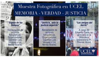 Muestra fotográfica en UCEL