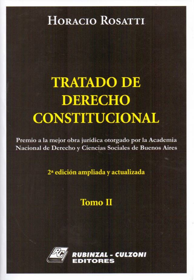 Tratado de derecho constitucional [Tomo II] / Rosatti, Horacio - Compra