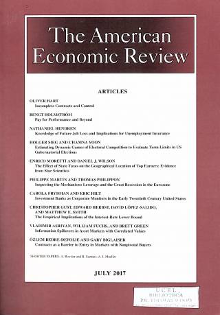 The American Economic Review - Vol. 107 – N°7 – July 2017