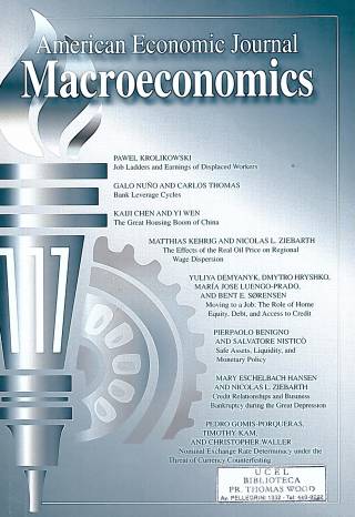 American Economic Journal Macroeconomics – Vol. 9 – N°2 – April 2017