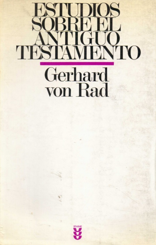 Estudios sobre el Antiguo Testamento / Gerhard von Rad - Donación Susana Vignolo Rocco