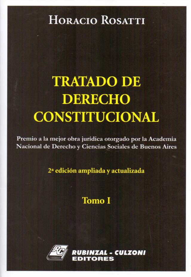 Tratado de derecho constitucional [Tomo I] / Rosatti, Horacio - Compra