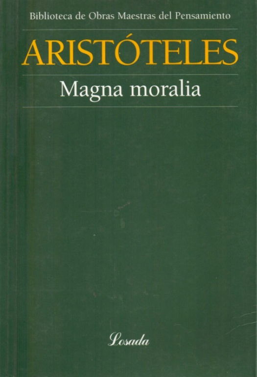 Magna moralia : tratados de ética / Aristóteles - Compra