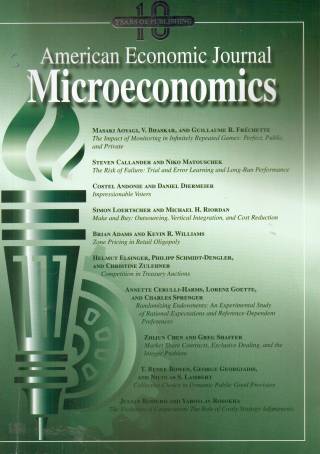 American Economic Journal: Microeconomics – Volume 11 – Nº 1 – February 2019