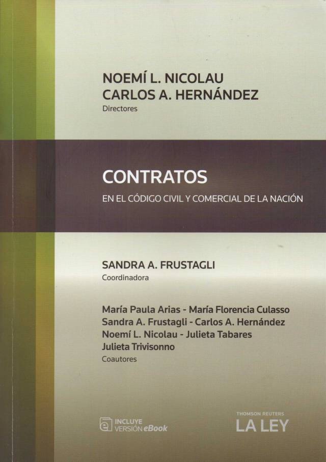 Contratos en el Código Civil y Comercial de la Nación / Nicolau, Noemí L. [dir.] [y otra] - Compra