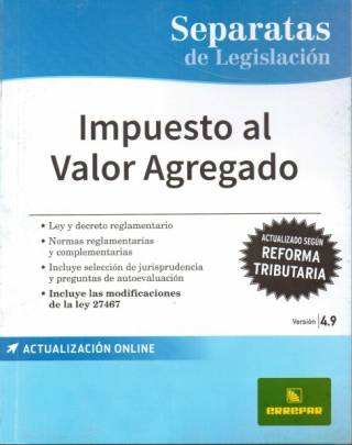 Impuesto al valor agregado. Versión 4.9 / Argentina. Leyes - Compra