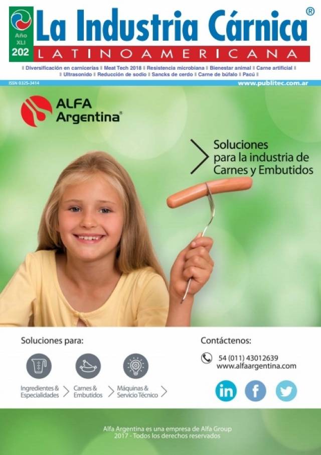 La Industria Cárnica Latinoamericana – Año XLI - N°202 - Noviembre 2016