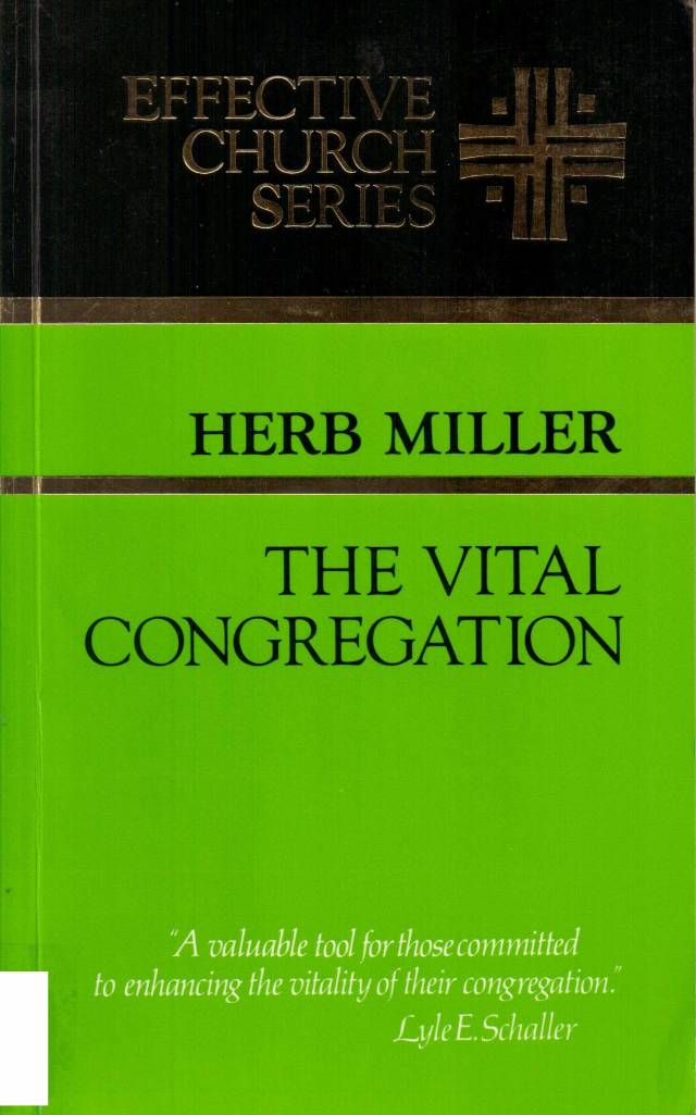 The vital congregation / Miller, Herb - Donación Ana Rita, Carlos, Rubén Pagura Alegría