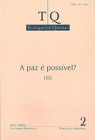 T Q . Teología em Questão . Faculdade Dehoniana - Donación Ana Rita, Carlos, Rubén Pagura Alegría