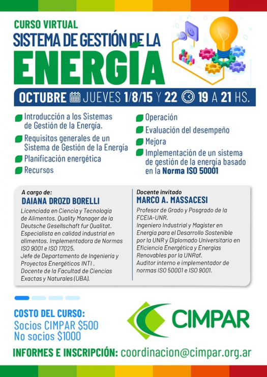 SISTEMAS DE GESTIÓN DE LA ENERGÍA