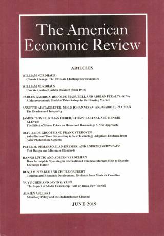 The American Economic Review – Volume 109 – Nº 6 – June 2019