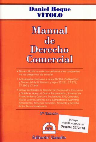 Manual de derecho comercial / Vítolo, Daniel Roque - Compra