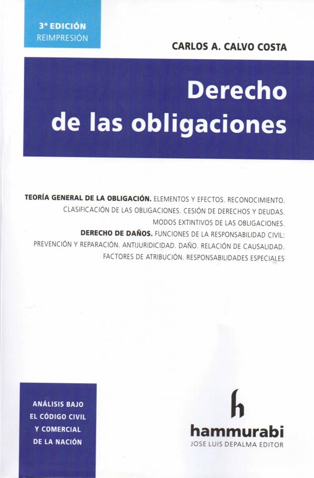 Derecho de las obligaciones / Calvo Costa, Carlos A. - Compra