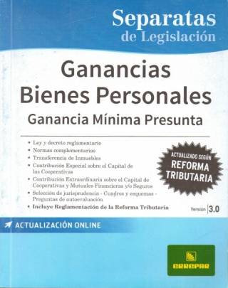 Ganancias. Bienes personales : ganancia mínima presunta. Versión 3.0 / Argentina. Leyes - Compra