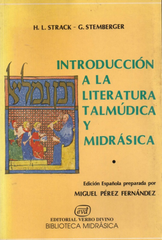 Introducción a la literatura talmúdica y midrástica / Hermann. L Strack - Donación Susana Vignolo Rocco