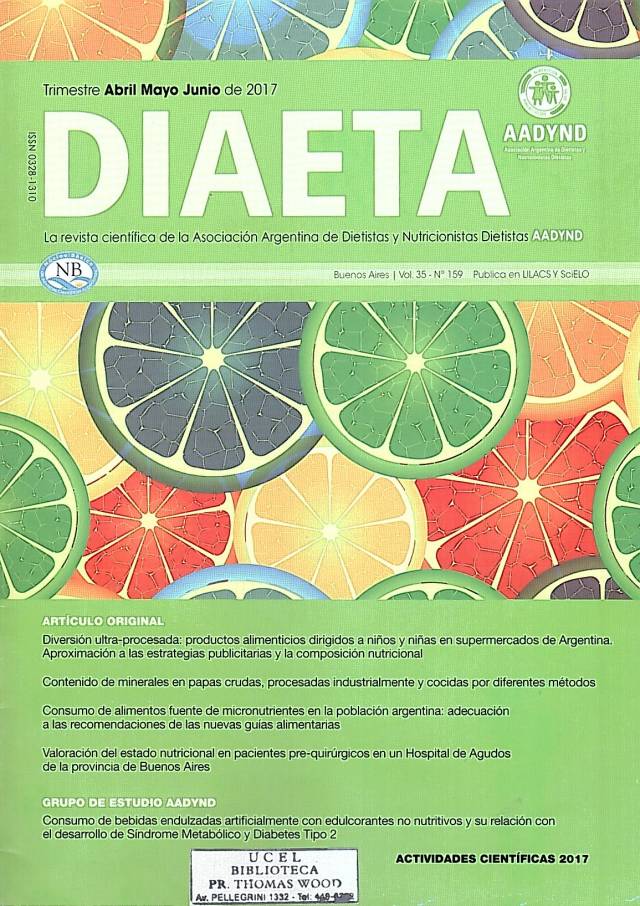 DIAETA - Nº 219 - Trimestre Abril Mayo Junio 2017