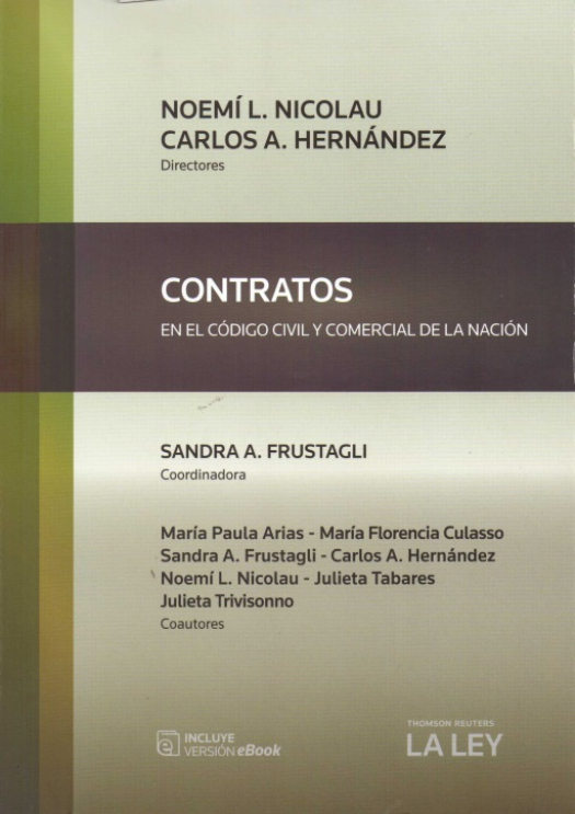 Contratos en el Código Civil y Comercial de la Nación / Noemí L. Nicolau - Compra