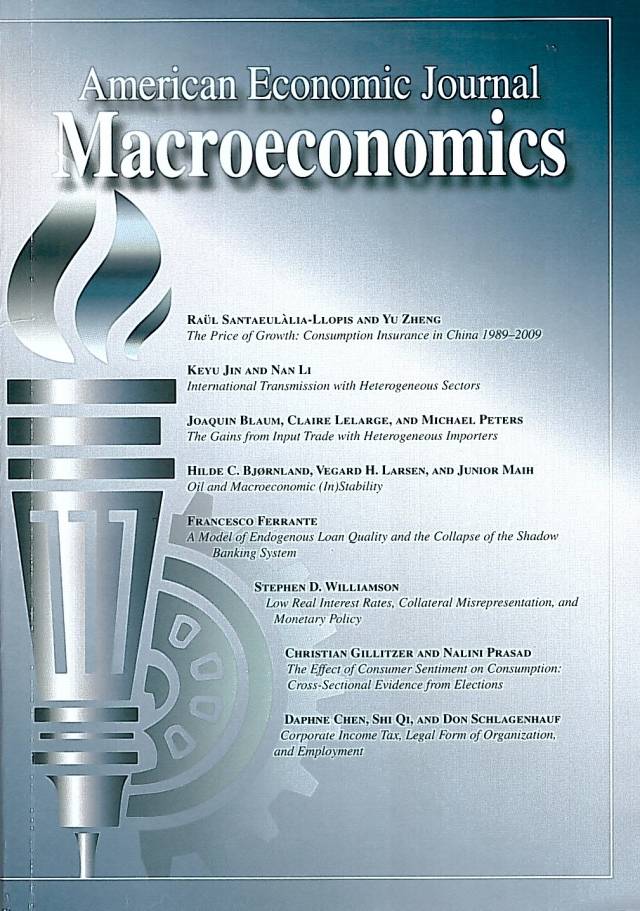 American Economic Journal – Macroeconomics – Volume 10 – Number 4 – October 2018