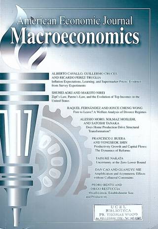 American Economic Journal Macroeconomics - Vol. 9 – N°3 – July 2017