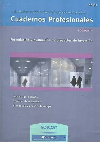 Formulación y evaluación de proyectos de inversión / Cuadernos Profesionales 61 - Compra