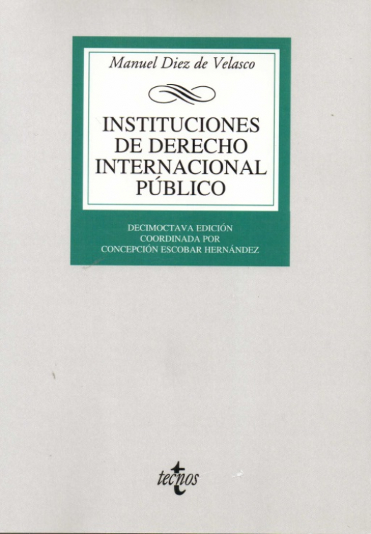 Instituciones de derecho internacional público / Manuel Diez de Velasco - Compra