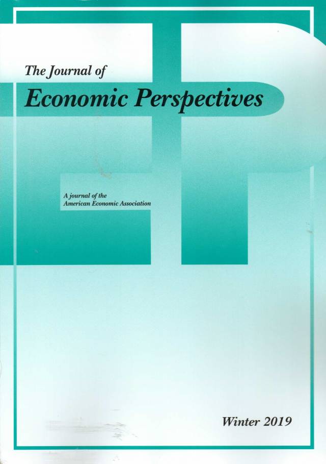 The Journal of Economic Perspectives – Volume 33 – Nº 1 – Winter 2019