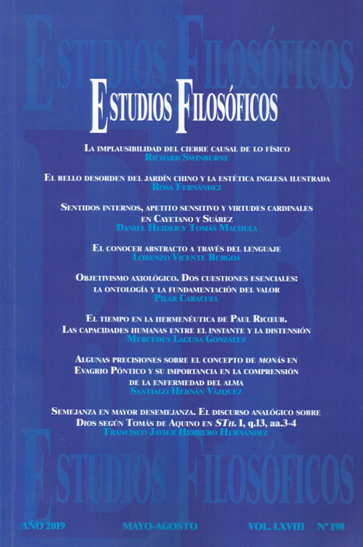 Estudios Filosóficos – Vol. LXVII – Nº 198