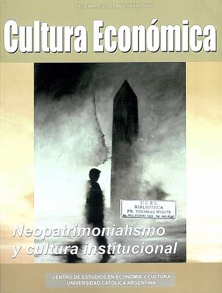 Revista Cultura Económica – Año XXIII – N°89 – Dicimebre 2015 - Nº 90