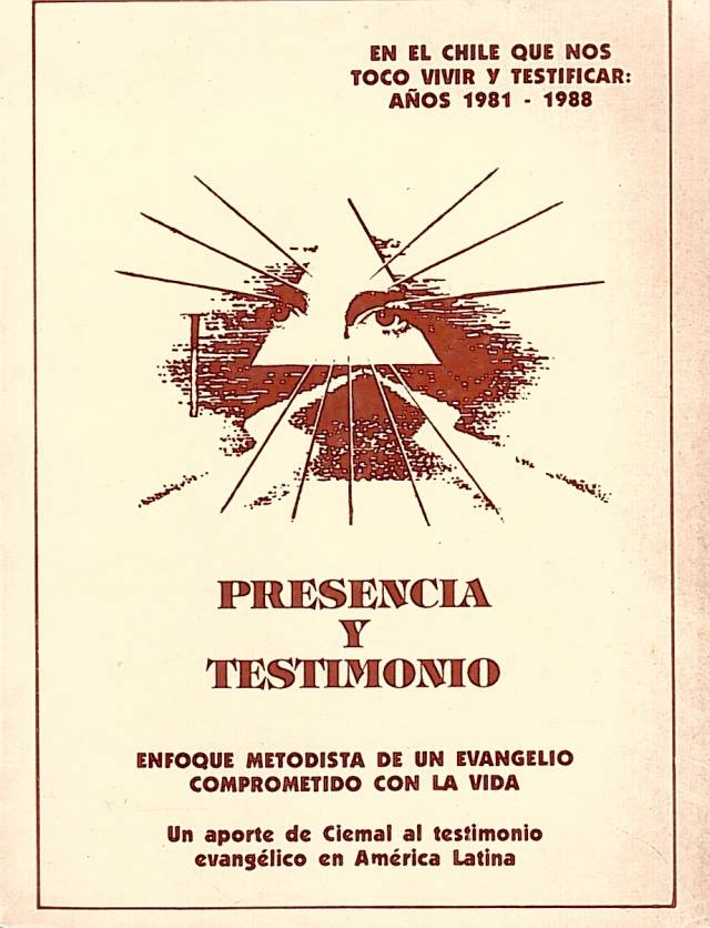 Presencia y testimonio : enfoque metodista de un evangelio comprometido con a vida/ [editado por] Isaías Gutiérrez - Donación Ana Rita, Carlos, Rubén Pagura Alegría