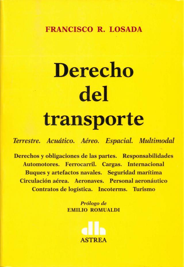 Derecho del transporte / Losada, Francisco R. - Compra