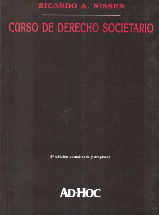 Curso de derecho societario / Ricardo A. Nissen - Compra